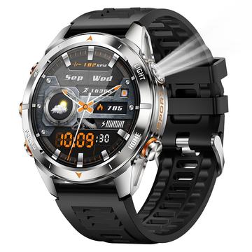 KT80 Sports Smart Watch - 3ATM waterdicht, Bluetooth bellen, 1.46 "HD touchscreen, geïntegreerde zaklamp