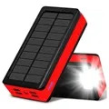 Psooo PS-400 Zonne Powerbank - 4xUSB-A, 30000mAh